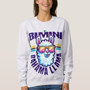 Sweatshirt Cadeau souvenir Bahamas Bimini Bahamas Bahama Llam