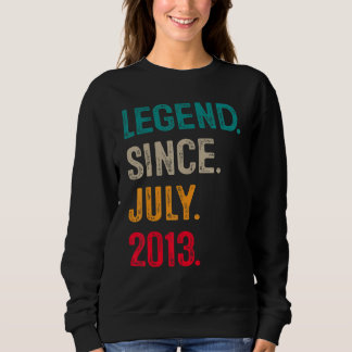 Sweatshirt Cadeaux 10 Ans 10e Anniversaire Garçons Légende de