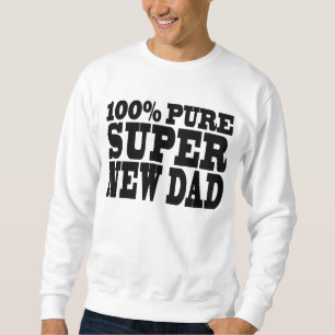 Sweatshirt Cadeaux 4 nouveaux papas : Papa superbe pur de