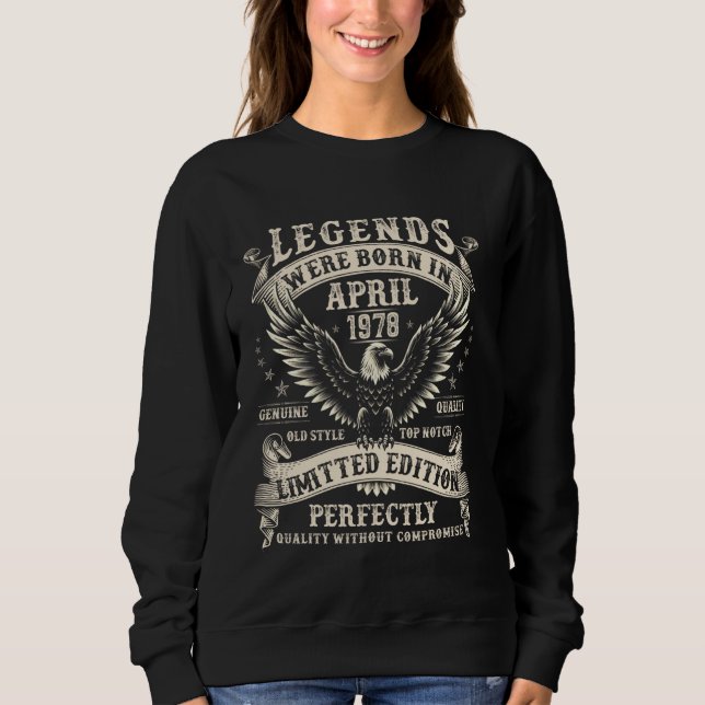 Sweatshirt Cadeaux d'anniversaire pour hommes de 47 ans 47e a (Devant)