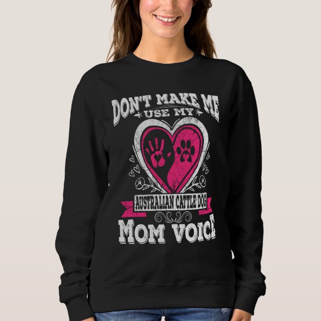 Sweatshirt Cadeaux De Bovins De Berger Australien Pour Femmes (Devant)