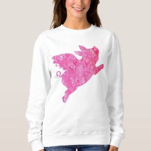 Sweatshirt Cadeaux de cochon volants, Quand les cochons volen