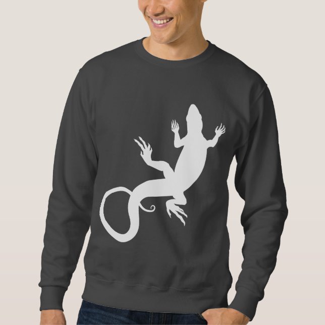 Sweatshirt Cadeaux de lézard de chemises de reptile de (Devant)