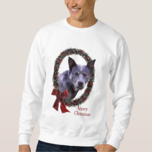 Sweatshirt Cadeaux de Noël de chien de bétail australien