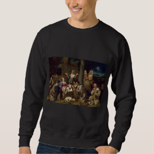 Sweatshirt Cadeaux de scène de nativité pour Noël