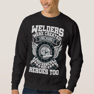 Sweatshirt Cadeaux de Soudure Image de Soudure Drôle au Dos d