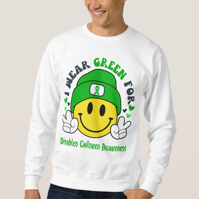 Sweatshirt Cadeaux de soutien au ruban de sensibilisation pou (Devant)