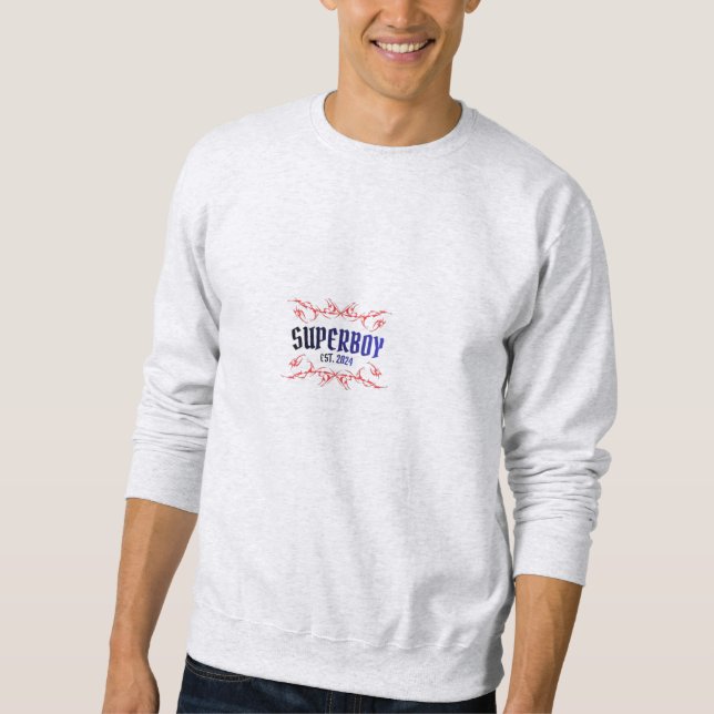 Sweatshirt Cadeaux de super-héros mignons  (Devant)