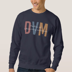 Sweatshirt Cadeaux DVM Docteur en Médecine Vétérinaire