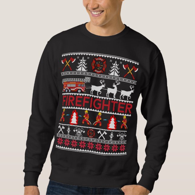 Sweatshirt Cadeaux laids de tee - shirt de chandail de Noël (Devant)