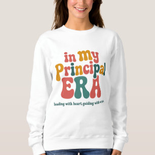 Sweatshirt Cadeaux principaux à l'ère de mon directeur Retour