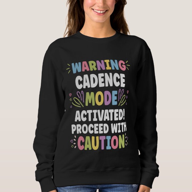 Sweatshirt CADENCE Nom personnalisé Funny Cute Custom CADENC (Devant)