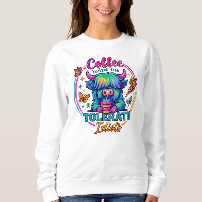 Sweatshirt café (Devant)