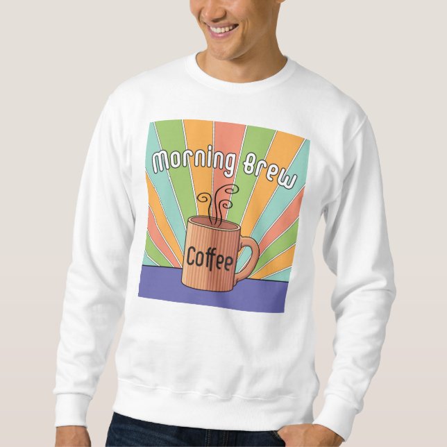 Sweatshirt Café du matin (Devant)