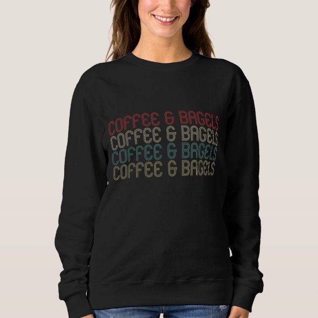Sweatshirt Café et Bagages rétro (Devant)