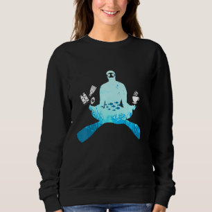 Sweatshirt Café Et Médiation Plongée Sous-Marine Plongée