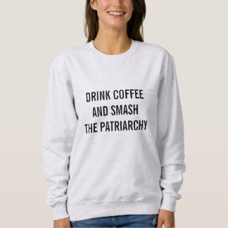 SWEATSHIRT CAFÉ ET PIÈCE EN T DU FÉMINISME