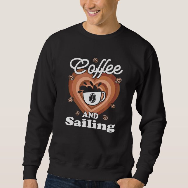 Sweatshirt Café et voile (Devant)