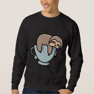 Sweatshirt Café Lazy Sloth