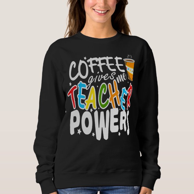 Sweatshirt Café Pour Les Enseignants En Maths Café Pour Ensei (Devant)