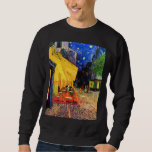 Sweatshirt Café Terrasse Place du Forum Van Gogh Art<br><div class="desc">Le Café Terrasse Place du Forum, Vincent van Gogh, Arles Septembre 1888. Le tableau est actuellement au musée Kröller-Müller à Otterlo, Pays-Bas. Vincent Willem van Gogh (30 mars 1853 - 29 juillet 1890) était un artiste postimpressionniste néerlandais. Certains de ses tableaux sont aujourd'hui parmi les oeuvres d'art les plus connues,...</div>