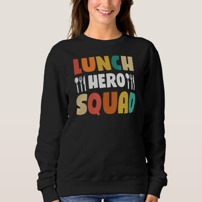 Sweatshirt Cafétéria de l'équipe de paniers-repas de l'école  (Devant)