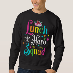Sweatshirt Cafétéria de l'équipe de paniers-repas de l'école
