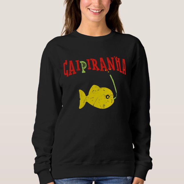 Sweatshirt Caipiranha Lusitg Cocktail Piranha Caipirinha (Devant)