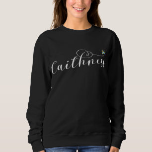 Sweatshirt Caithness Heart in Flag, Écosse