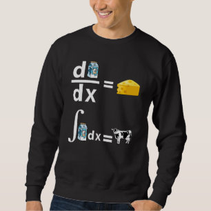 Sweatshirt Calcul du fromage  Médaille de science amusante