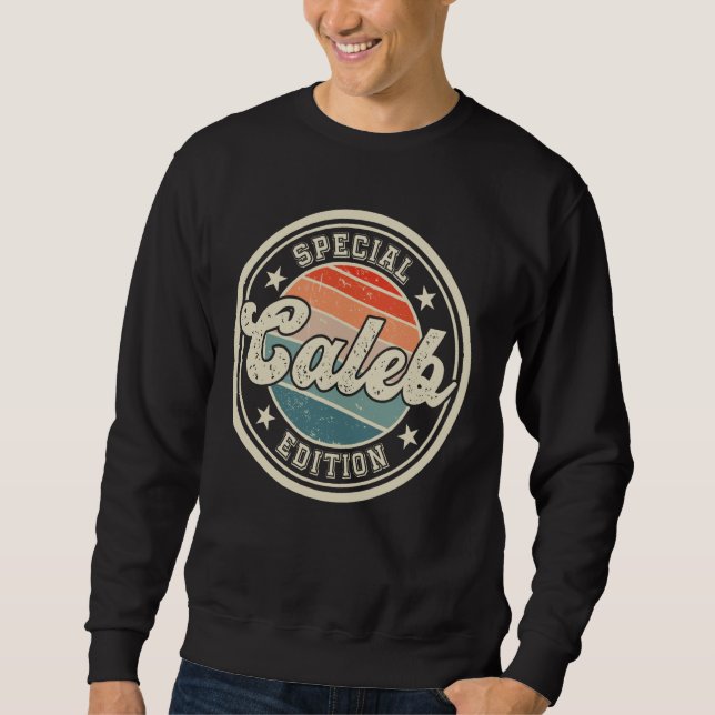 Sweatshirt Caleb Special Edition drôle dire prénom Cale (Devant)