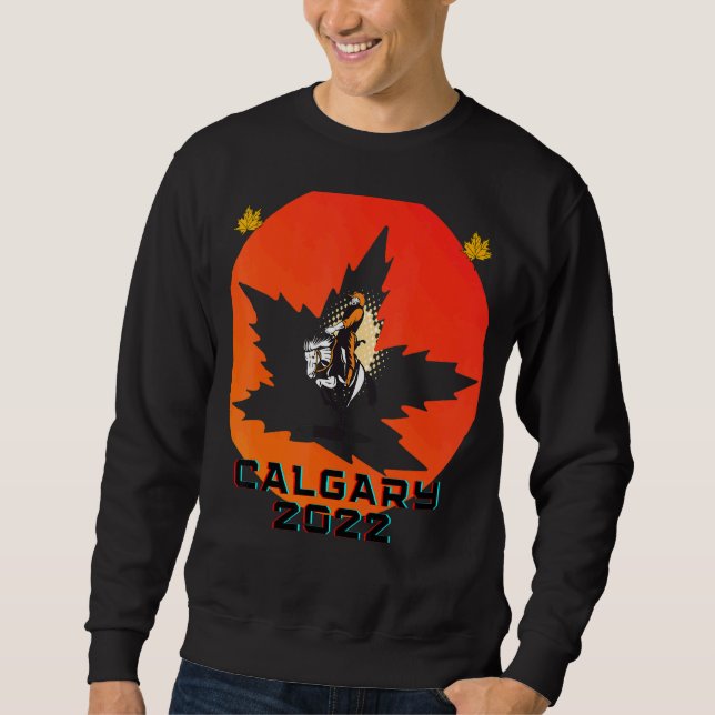 Sweatshirt Calgary Alberta Canadian Western Tradition & Histo (Devant)