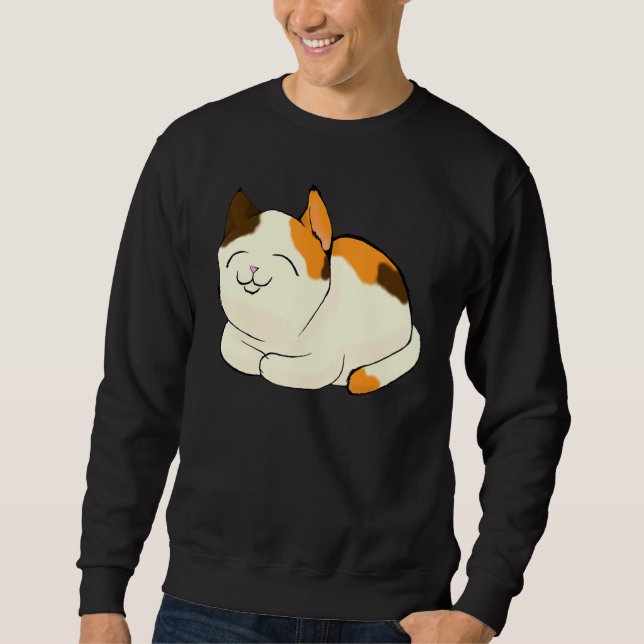 Sweatshirt Calico Cat (Devant)