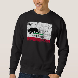 Sweatshirt California Bear Se Rend Au Nevada À Pied