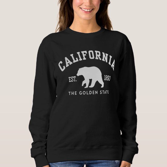 Sweatshirt California CA Bear (Devant)