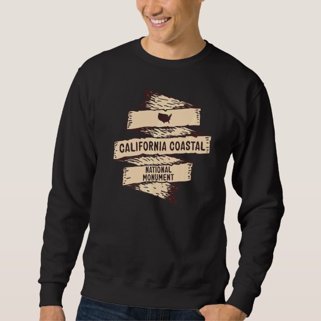 Sweatshirt California Coastal National Monument Ca Vacation S (Devant)