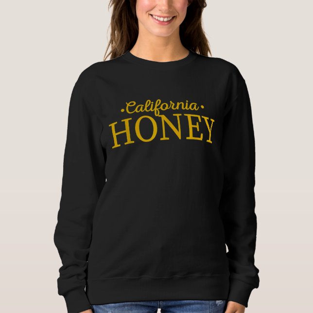 Sweatshirt California Honey Beekeeper Conservation Save Bees (Devant)