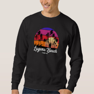 Sweatshirt California Laguna Beach Vintage années 80