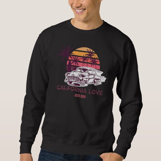 Sweatshirt California Love Beach (Devant)
