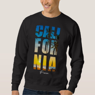 Sweatshirt California Passion Beach Palm Tree Vacances d'été