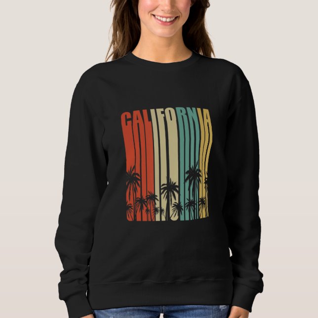 Sweatshirt California Retro  Surfer Beach Cali Venice Summer (Devant)