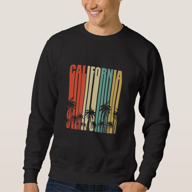 Sweatshirt California Retro  Surfer Beach Cali Venice Summer (Devant)