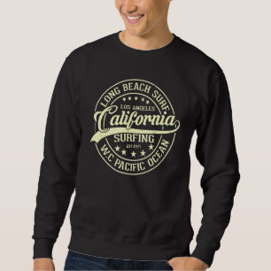 Sweatshirt California Surfing Long Beach Surf