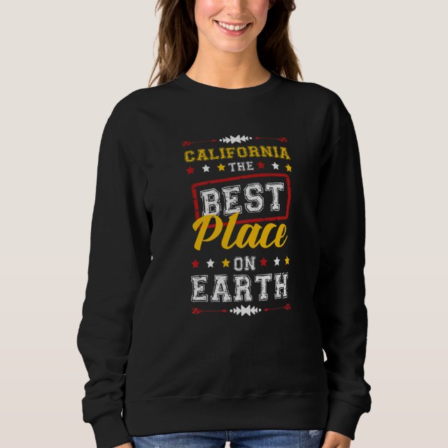 Sweatshirt California Vacation Party Team Quote  (Devant)