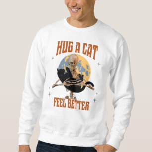 Sweatshirt Câlins de chat pour se sentir mieux Introverti hum