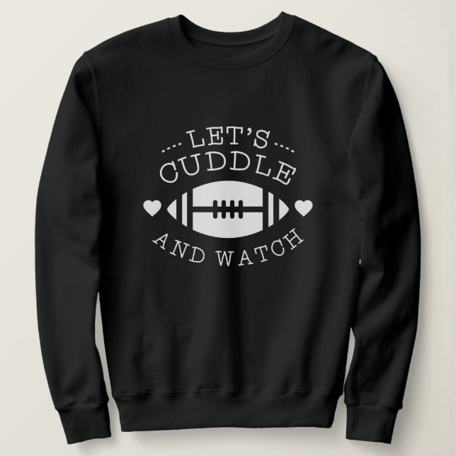 Sweatshirt Câlins et football (Design devant)