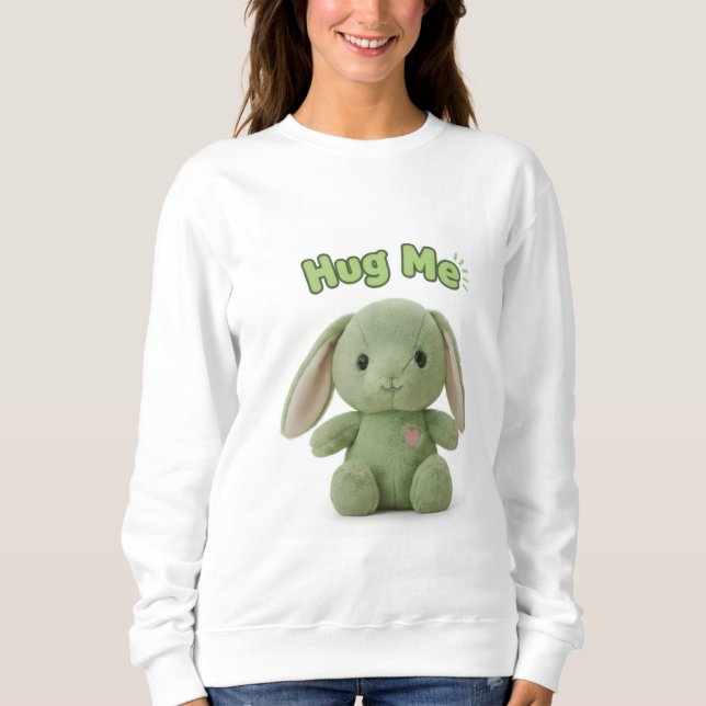 Sweatshirt Câlins Moi Lapin (Devant)