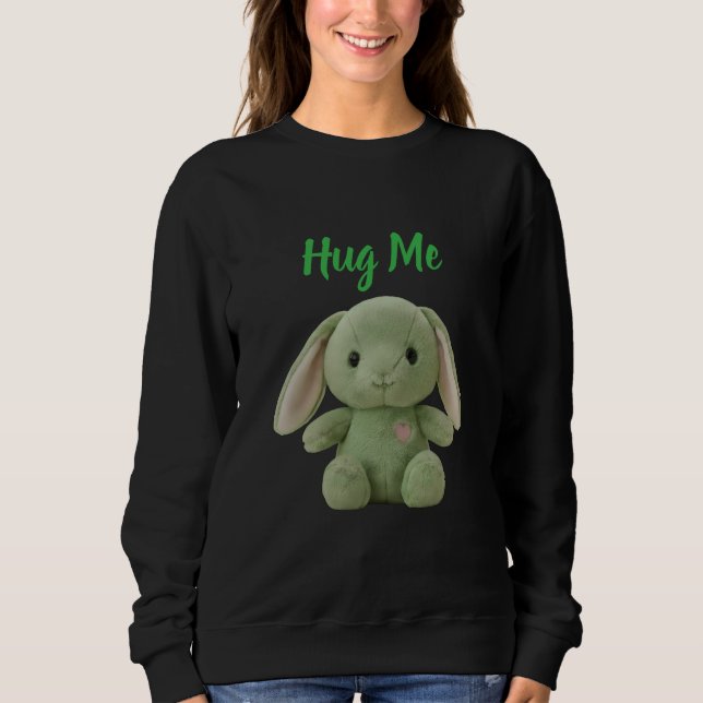 Sweatshirt Câlins Moi Lapin (Devant)