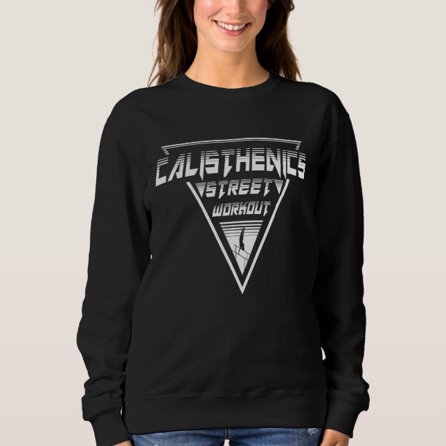 Sweatshirt Calisthenics Street Workout Bodyweight Training Ha (Devant)