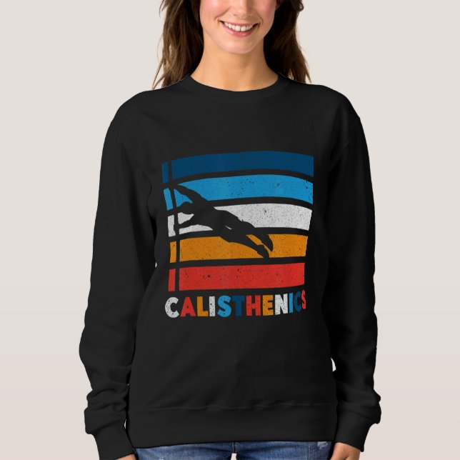 Sweatshirt Calisthénique Self-Weight Exercices Sports Fitness (Devant)